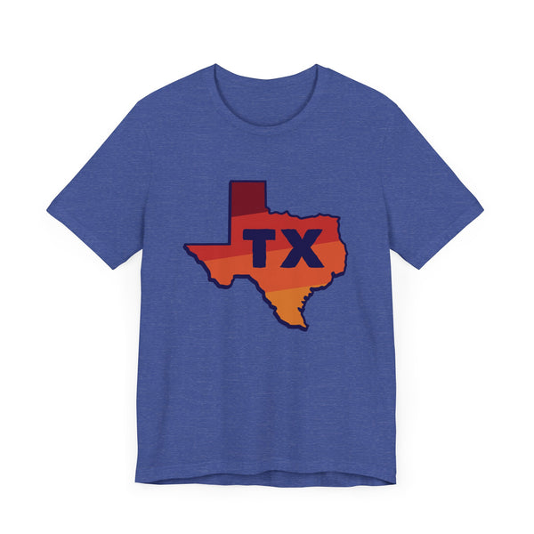 Texas T-Shirt Retro - Adult Unisex Texas T Shirt