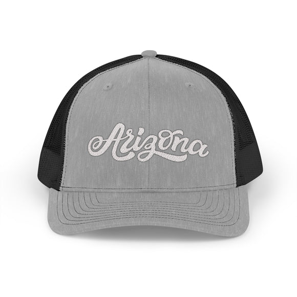 Arizona Snapback Trucker Cap - Embroidered Arizona Hat
