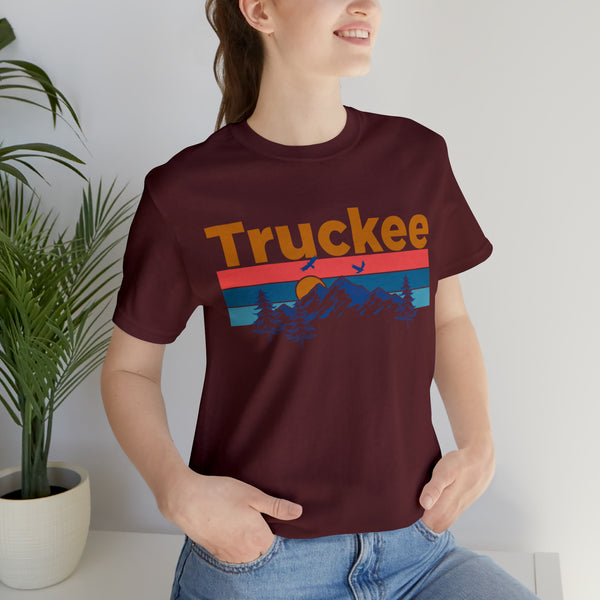 Truckee, California Shirt - Mountain Sunset Unisex Truckee T-Shirt