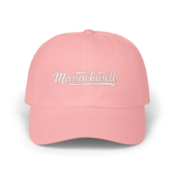 Massachusetts Dad Hat - Embroidered Massachusetts Classic Dad Cap