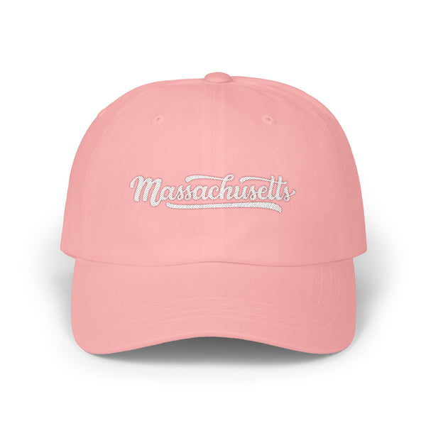Massachusetts Dad Hat - Embroidered Massachusetts Classic Dad Cap