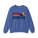 Alaska Sweatshirt Retro Mountains, Alaska Unisex Crewneck, Vintage Cozy Jumper, Gift for Outdoor Lovers-5