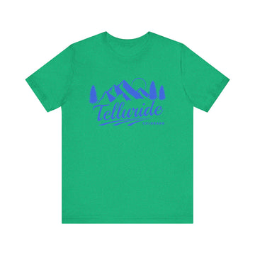 Telluride, Colorado T-Shirt - Retro Mountain Unisex Telluride Shirt - Pine Mountain Script - 0