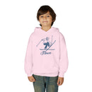 Stowe, Vermont Youth Hoodie - Snow Ski Kids Stowe Hooded Sweatshirt-15