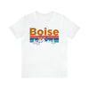 Boise, Idaho Shirt - Mountain Sunset Unisex Boise T-Shirt