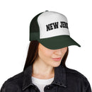 New Jersey Retro Collegiate Style Trucker Hat-19