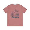 Montana Graphic Tee - Mountain Illustration Montana T Shirt