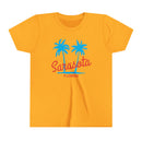 Sarasota, Florida Youth Shirt - Retro Palm Tree Sarasota Kid's T-Shirt-5