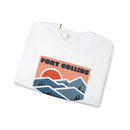 Fort Collins, Colorado Sweatshirt Retro Mountains, Fort Collins Unisex Graphic Crewneck-7