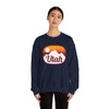 Utah Sweatshirt - Unisex Retro Ombre Utah Crewneck Sweatshirt