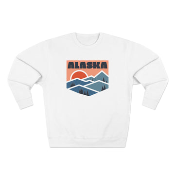 Premium Alaska Mountain Graphic Sweatshirt