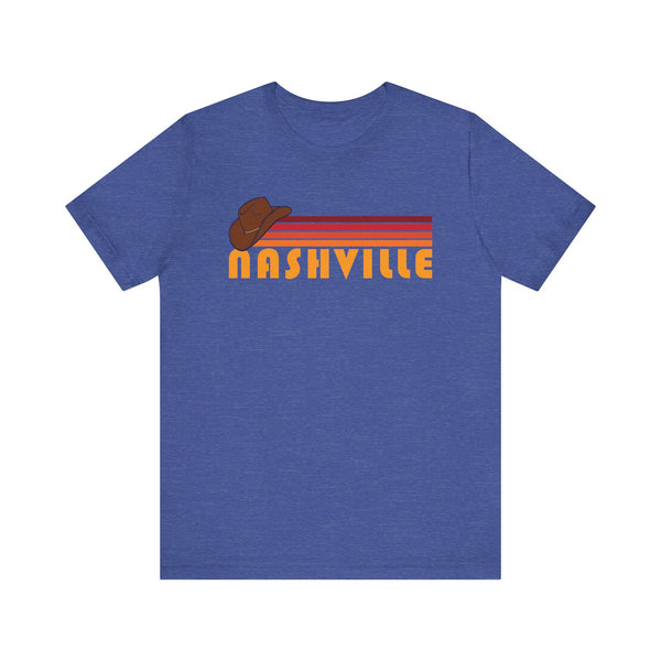 Nashville, Tennessee T-Shirt Retro Hat - Adult Unisex Nashville T Shirt