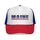 Maine Stars and Stripes Trucker Cap | American Flag State Design-1