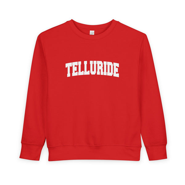 Telluride, Colorado Sweatshirt - Telluride Toddler Crewneck Sweatshirt