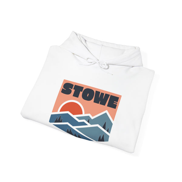 Stowe, Vermont Hoodie - Unisex Mountain Stowe Hoodie Graphic Sweatshirt