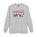 New York Après-ski Long Sleeve Shirt - Mountain Retro Skiing-1