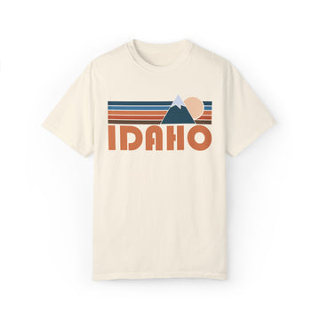 Idaho Graphic Tee, Comfort Colors Retro Unisex T shirt, Mountain Adventure Shirt - 0