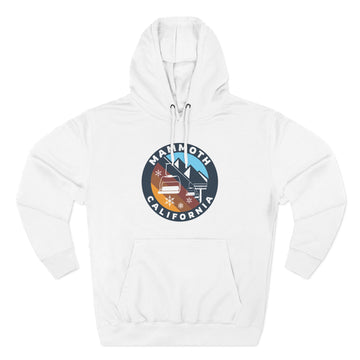 Premium Mammoth, California Ski Lift Hoodie