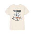 Truckee, California Yeti Snowboard Youth Tee - Kids Skiing Shirt-1