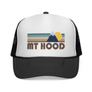 Mt Hood Retro Mountains Trucker Hat - Vintage Style Mt Hood Cap-1