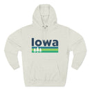 Premium Iowa Hoodie - Retro Unisex Sweatshirt-2