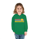Breckenridge, Colorado Toddler Hoodie - Retro Sunrise Unisex Breckenridge Toddler Sweatshirt-8