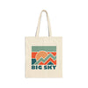 Big Sky, Montana Cotton Canvas Big Sky Tote Bag