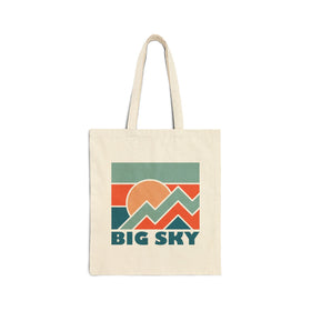 Big Sky, Montana Cotton Canvas Big Sky Tote Bag