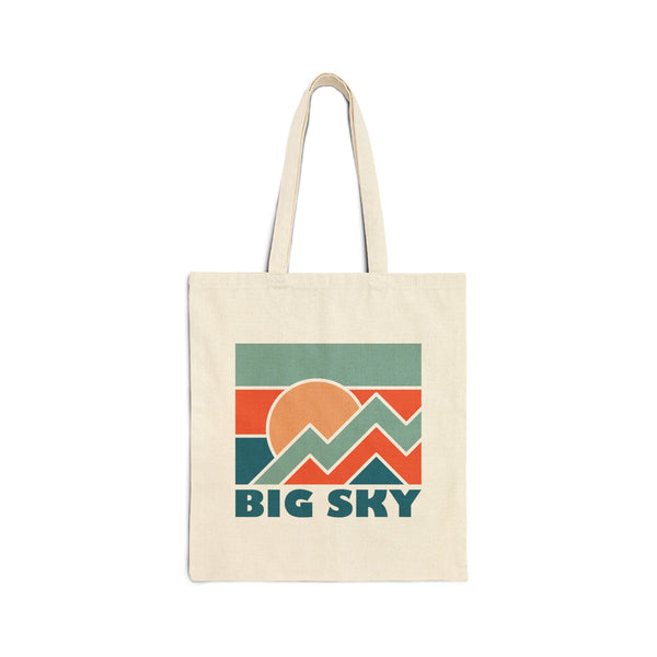 Big Sky, Montana Cotton Canvas Big Sky Tote Bag