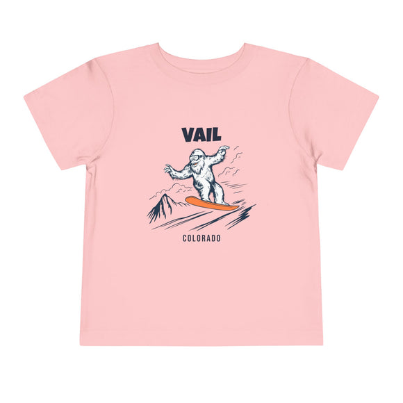 Vail, Colorado Yeti Snowboard Toddler Tee