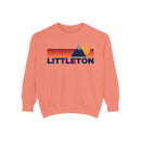 Littleton, Colorado Mountain Stripes Sweatshirt | Comfort Colors - 100% Cotton-4