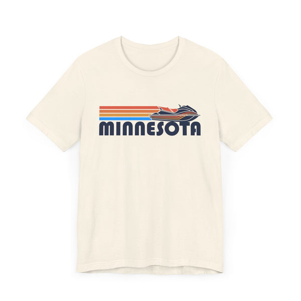 Milwaukee, Minnesota T Shirt - Retro Jetski PWC Graphic Tee