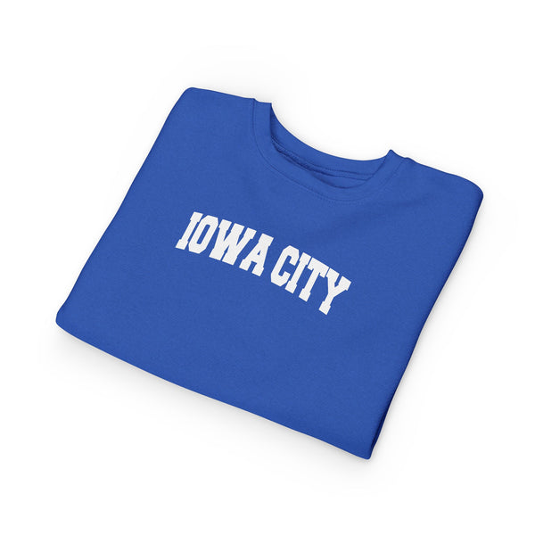 Iowa City, Iowa Toddler Sweatshirt - Iowa City Toddler Crewneck Sweatshirt