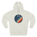 Premium Anna Maria Island, Florida Retro Circle Hoodie — Vintage 70s Striped Logo Pullover-1