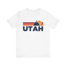 Retro Utah T-shirt, Mountain Tee, Vintage Utah Unisex Jersey Shirt, Outdoor Hiking Apparel-1