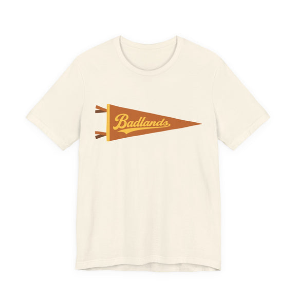 Badlands National Park Pennant T-Shirt — Vintage Camp Flag Tee