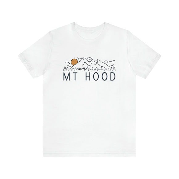 Mt Hood, Oregon T-Shirt - Retro Unisex Mt Hood Shirt
