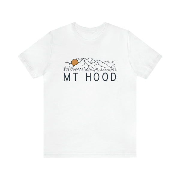 Mt Hood, Oregon T-Shirt - Retro Unisex Mt Hood Shirt