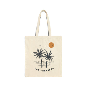 Tallahassee, Florida Tote Bag - Cotton Canvas Tallahassee Bag