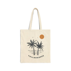 Tallahassee, Florida Tote Bag - Cotton Canvas Tallahassee Bag