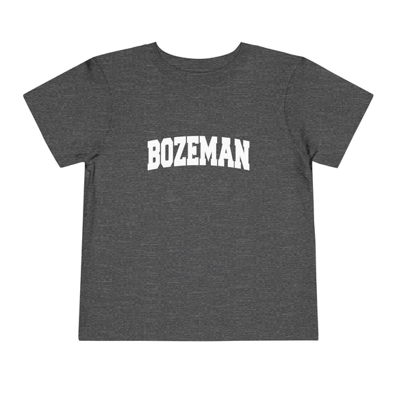 Bozeman, Montana Toddler Graphic Tee - Kids Bozeman Vacation Shirt