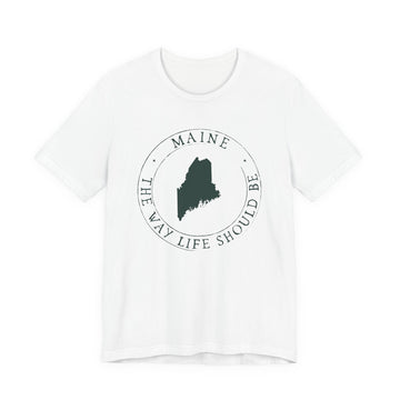 Maine T-Shirt — State Graphic Tee - 0