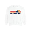 Montana Mountain Stripes Sweatshirt | Comfort Colors - 100% Cotton-3