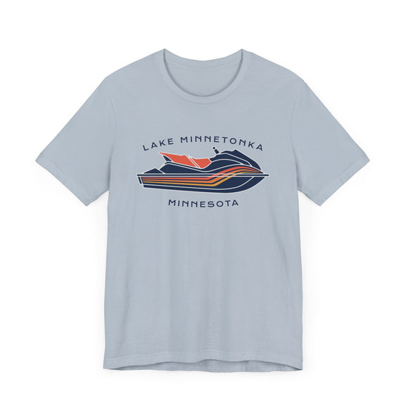 Lake Minnetonka, Minnesota T Shirt - Jetski Boating Graphic Tee