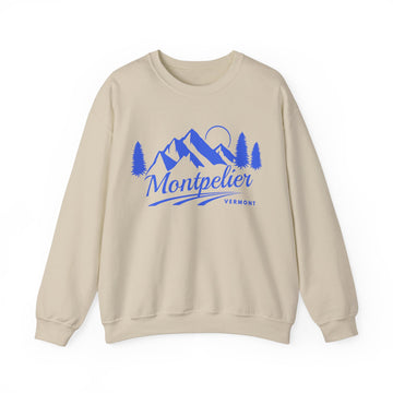 Buy sand Montpelier, Vermont Sweatshirt - Unisex Mountain Montpelier Sweatshirt