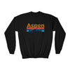 Aspen, Colorado Youth Sweatshirt - Unisex Kid's Aspen Crewneck Sweatshirt