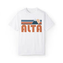 Alta, Utah Graphic Tee, Comfort Colors Retro Unisex Alta T shirt, Mountain Adventure Shirt-1