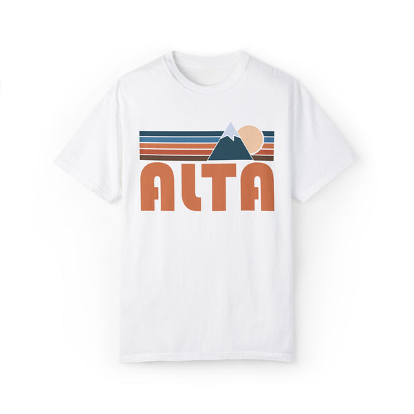 Alta, Utah Graphic Tee, Comfort Colors Retro Unisex Alta T shirt, Mountain Adventure Shirt