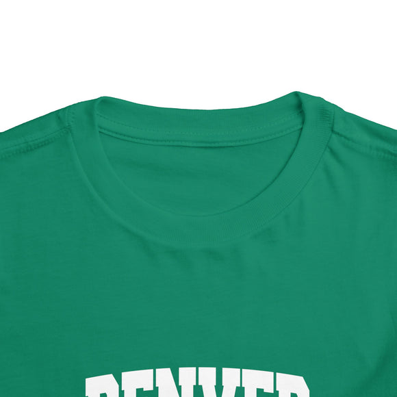 Denver, Colorado Toddler Graphic Tee - Kids Denver Vacation T-Shirt