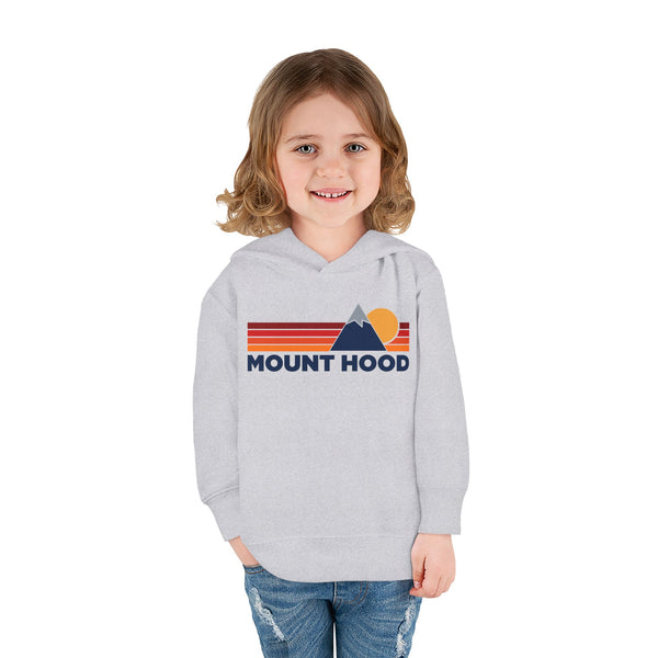 Mount Hood Toddler Hoodie - Unisex Mountain Pullover Sweatshirt, Kids Hooded Jumper, Mount Hood Souvenir